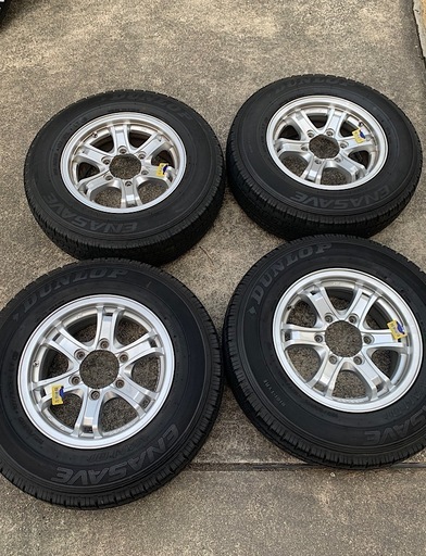 【受付終了】【WEDS KEELER】ハイエース用 15インチ タイヤ付きアルミホイール