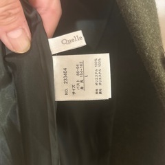美品　カーキ色　コートの画像