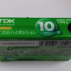 TDK カセットテープ　ハイポジション　２本組の画像