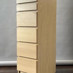 イケア　MALM マルム　チェスト引き出し×6　ミラー付