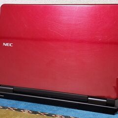🚨緊急値引き！🌟超特価🌟 👍良品👍【整備済み】💗保証付き💕 NEC製光速☆彡ノートパソコン LaVie LL550/W スパークリングリッチレッド No.e7 の画像