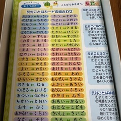 値下げ！400→320円  
反対ことばカードの画像