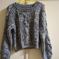 手編み風セーターの画像