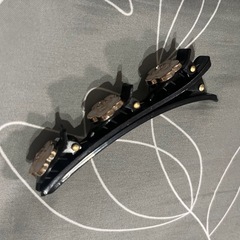 3連ヘアクリップの画像