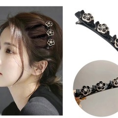 3連ヘアクリップ