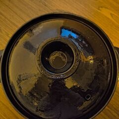 無印良品 土鍋 黒釉・3~4人用の画像