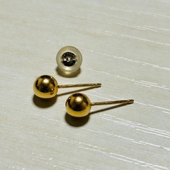 K18 K14WG ピアス キャッチ
