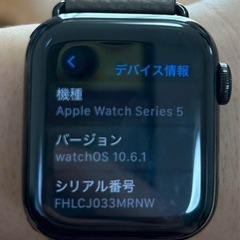 エルメス　Apple Watch シリーズ5の画像