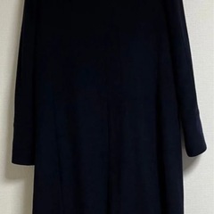 ViS ネイビー ロング丈 チェスターコートの画像