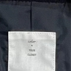 ViS ネイビー ロング丈 チェスターコートの画像