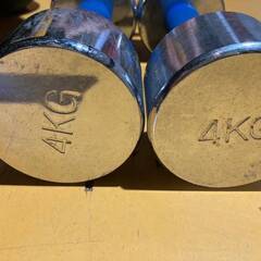 【取引終了】AUSSIE(オージー) Aussie ダンベル クロームアレイ4kg 鉄アレイ　2個セットの画像