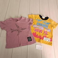 夏服④飛行機 男女兼用 キッズ服 2枚セットシリーズ！！サイズ1...