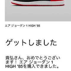 エアジョーダン1 HIGH,85 27.5cm