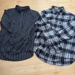 男性用　ネルシャツ　冬用シャツ　10点　M.Lの画像