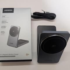 UGREEN ワイヤレス充電器 Qi2対応 （2-in-1）