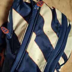 wilson ウィルソン ラケットバッグ 青 オレンジ ヴィンテージの画像