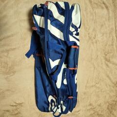 wilson ウィルソン ラケットバッグ 青 オレンジ ヴィンテージの画像