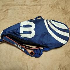 wilson ウィルソン ラケットバッグ 青 オレンジ ヴィンテージの画像