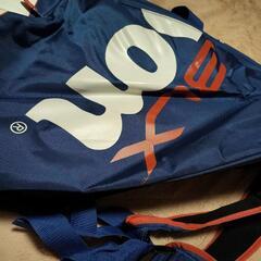 wilson ウィルソン ラケットバッグ 青 オレンジ ヴィンテージの画像