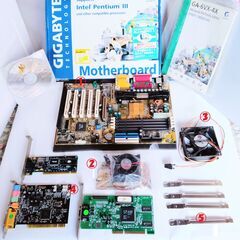 PCパーツ まとめて ①マザーボード取説付②クーラー・ファン③フ...
