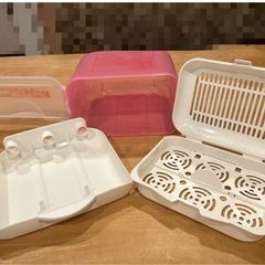 Pigeon ピジョン　哺乳瓶　電子レンジ スチーム　消毒ケースの画像
