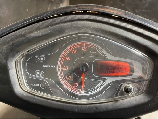 ★支払い総額7.8万円★走行テスト済み！即日配送可能♪スズキ　アドレスv125S CF4MA 社外マフラー！Sタイプ！サイスタ付き！