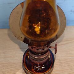昭和レトロ アンティークオイルランプの画像