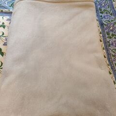 無印良品　厚手の毛布（ライトベージュ）