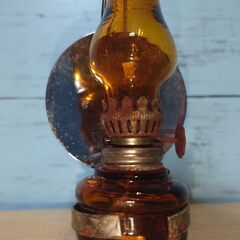 昭和レトロ アンティークオイルランプ