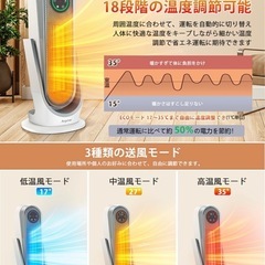 セラミックファンヒーターの画像