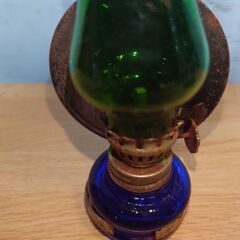 昭和レトロ アンティークオイルランプの画像