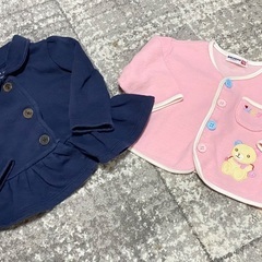 90サイズ　女の子　服4枚セット　ミキハウスやbaby gap、他の画像