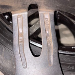 225/40r19タイヤ 24年製バリ溝ホイールガリキズなし！の画像