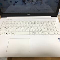 💗１台限定特価品！特Ａ美品・超速i7第8・新品超速SSD256GB・Webｶﾒﾗ内蔵・Win11・お洒落ホワイト・NEC/Office2021付/15.6ｲﾝﾁ/メモリ8GB/無線/DVD・CD再生ｿﾌﾄ付　No.2502009の画像