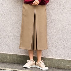 原価¥9690【ぽっちゃりさん】タックキュロット
