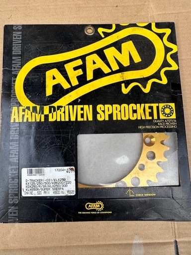 AFAM バイク用スプロケ17204+401 No foreigners allowed！