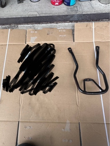 ヤマハ ジョグZ2 SA04J用リアキャリア　本体のみNo foreigners allowed！