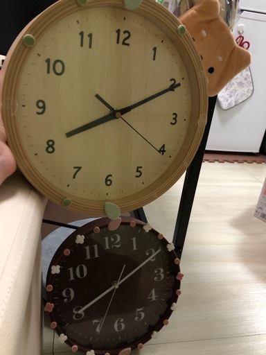 2個セット壁掛け時計