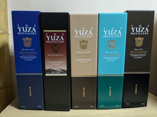 YUZA　遊佐　ウイスキー　7本他