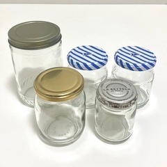 空きビン 5個 ガラス 保存容器 ジャム瓶
