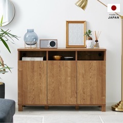 lowya収納カウンター キャビネットの画像