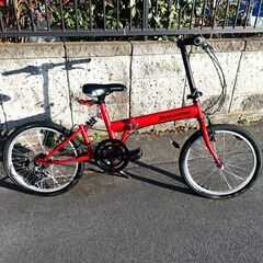 ★美品!!★ ブリヂストン 20インチ 折りたたみ自転車  6段変速の画像