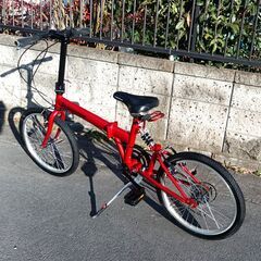 ★美品!!★ ブリヂストン 20インチ 折りたたみ自転車  6段変速の画像