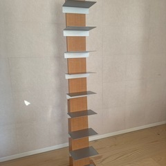木目ブックタワー　ハイタイプ
