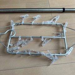 KUENTAI(空縁隊) ステンレスハンガー20本、無印良品洗濯...