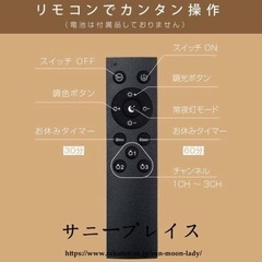 リモコン付　LED電球の画像