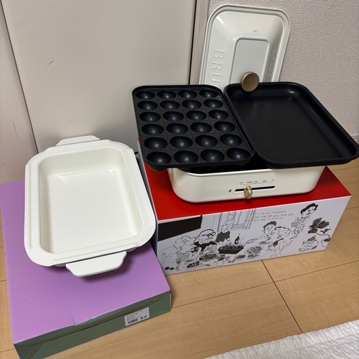 bruno ホットプレート たこ焼き 鍋