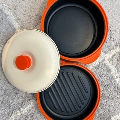 【値下げ】電子レンジで焼魚も焼肉も！マルチ調理器の画像
