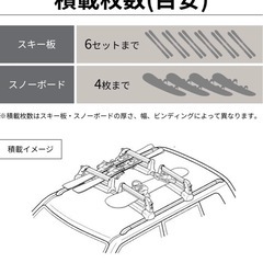 スキー　スノーボード専用　キャリアの画像