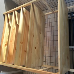 無印　パイプ材シェルフ